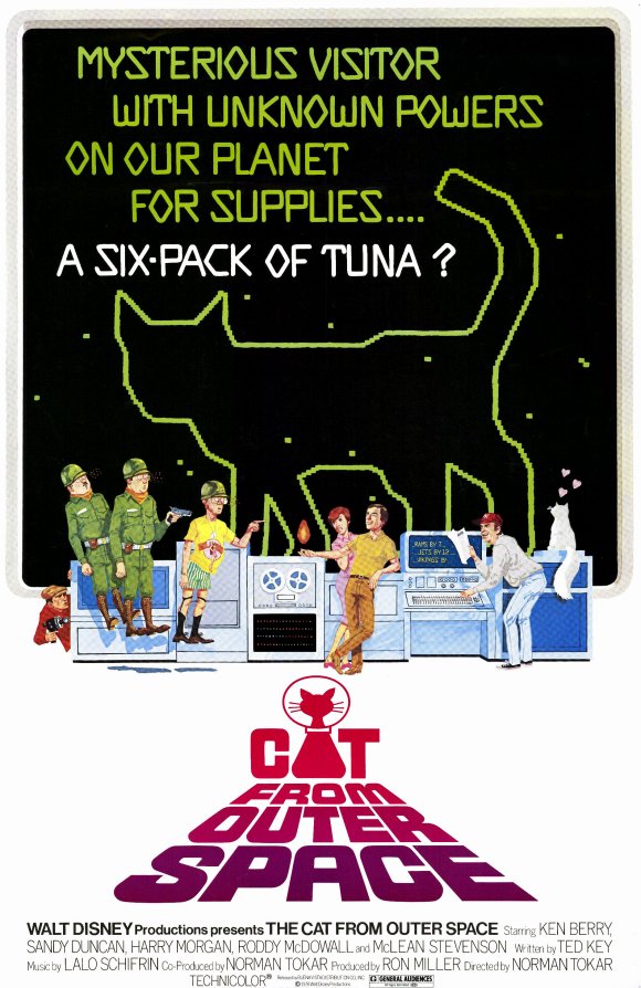 THE CAT FROM OUTER SPACE (1978) Poster