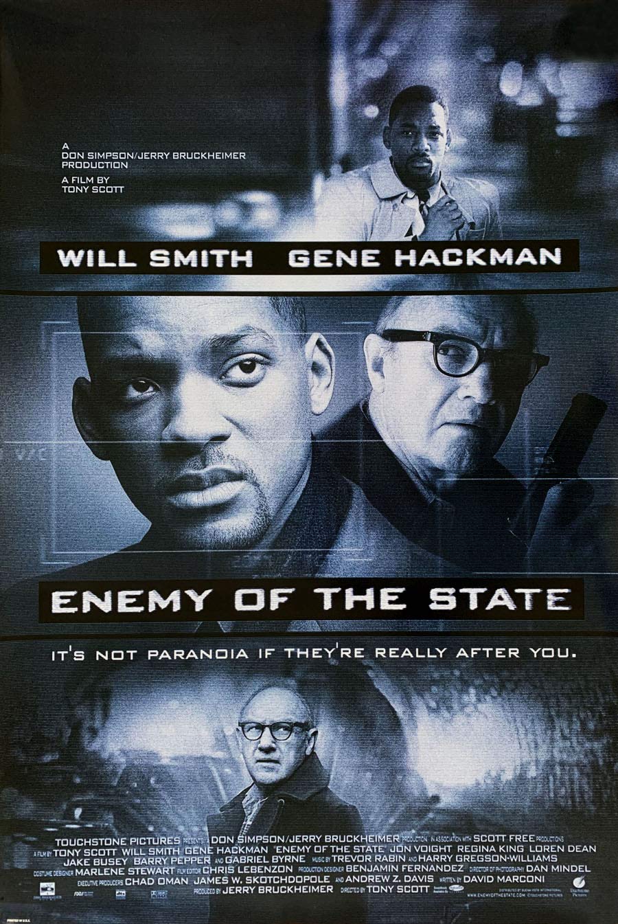 Enemy of the State (1998) Poster