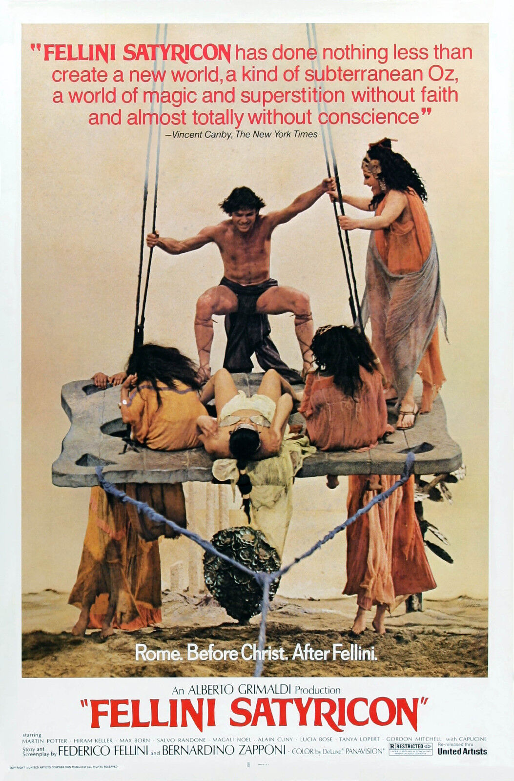 Fellini Satyricon (1969) Poster